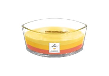 Vonná svíčka Trilogy s vůní Tropical Sunrise, skleněná loď - 453 g