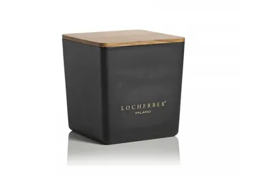 Vonná svíčka v černém skle s dřevěným víčkem s vůní AZAD KASHMERE - 1600 g