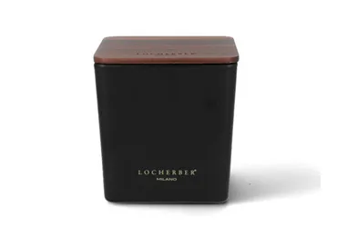 Vonná svíčka v modrém skle s dřevěným víčkem s vůní CAPRI AZUL - 500 g