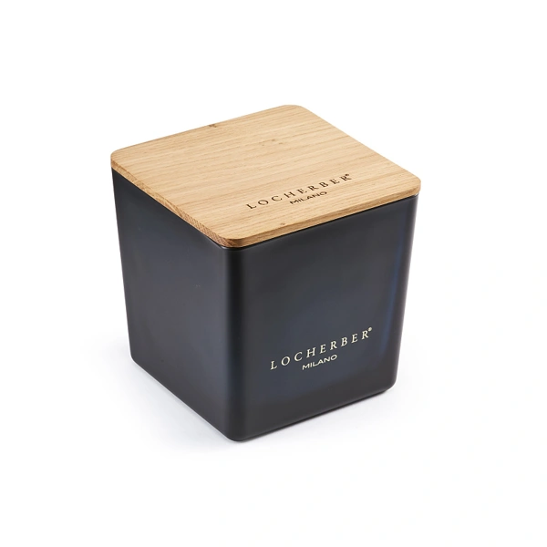 Vonná svíčka v modrém skle s dřevěným víčkem s vůní VENETIAE - 500 g