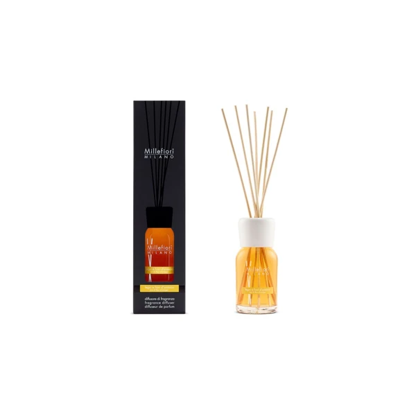 Vůně do bytu Natural - Legni e Fiori d’Arancio, 100 ml, Difuzér a stébla