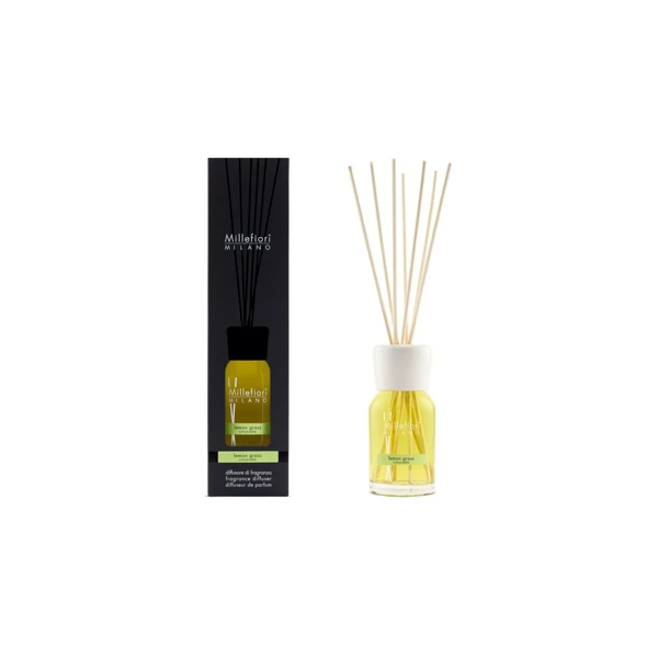 Vůně do bytu Natural - Lemon Grass, 100 ml, Difuzér a stébla