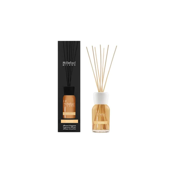 Vůně do bytu Natural - Lime & Vetiver, 100 ml, Difuzér a stébla