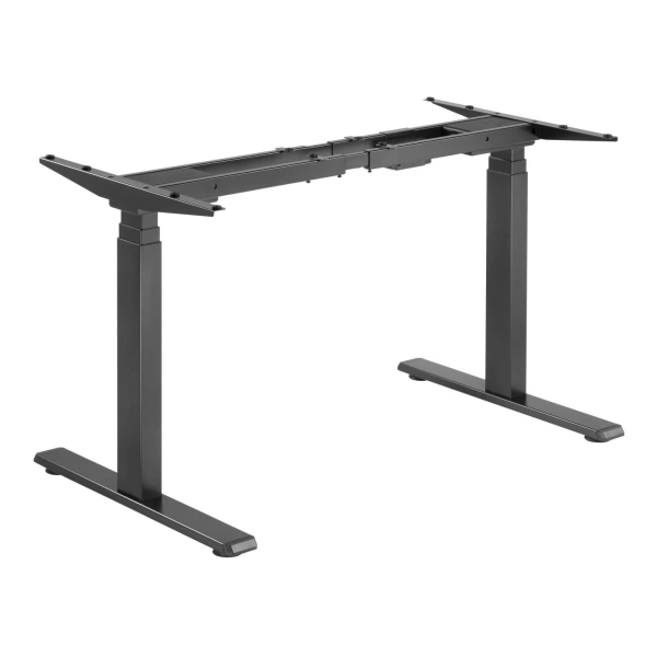 Výškově stavitelná stolová podnož Brateck M08-23DE 2 motory rozsah 620-1280 mm nosnost 100 kg