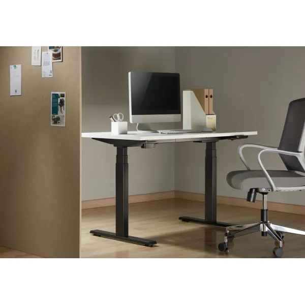 Výškově stavitelná stolová podnož Brateck M08-23DE 2 motory rozsah 620-1280 mm nosnost 100 kg