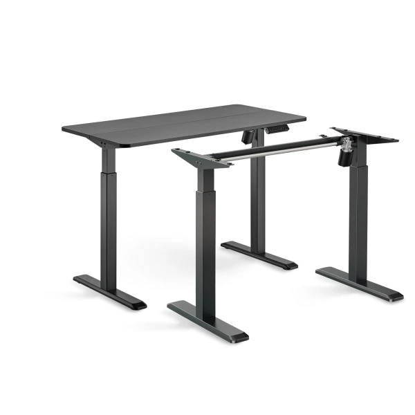 Výškově stavitelná stolová podnož Brateck S03-22DE 1 motor rozsah 710-1190 mm nosnost 80 kg