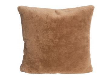 Winter Home Kožešinový polštář Guanaco Camel 45 x 45 cm
