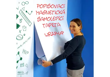 WRAP-UP 101x150 cm, popisovací magnetická tapeta