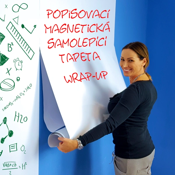 WRAP-UP 101x150 cm, popisovací magnetická tapeta