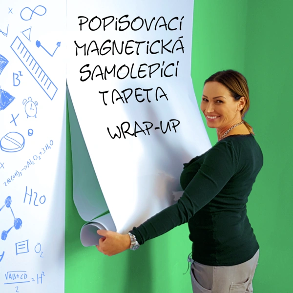 WRAP-UP 101x300 cm, popisovací magnetická tapeta