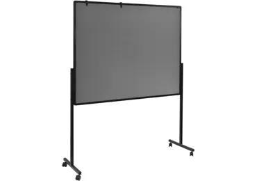 XL Mobilní tabule / nástěnka 2 v 1, 120x150 cm, MULTIBOARD, šedý