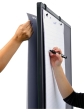 XL Mobilní tabule / nástěnka 2 v 1, 120x150 cm, MULTIBOARD, šedý