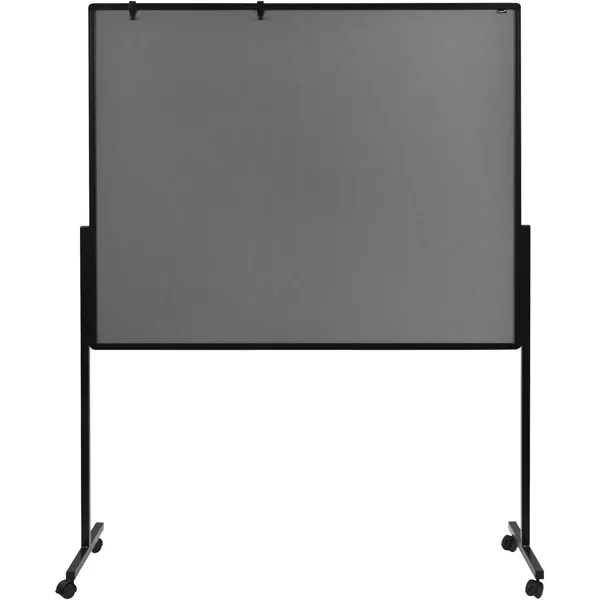 XL Mobilní tabule / nástěnka 2 v 1, 120x150 cm, MULTIBOARD, šedý