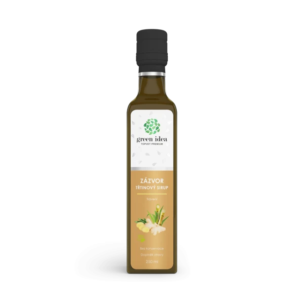 Zázvor sirup - třtinový 250 ml