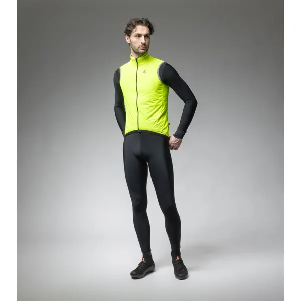 Zimní cyklistická vesta ALÉ pánská KLIMATIK  K-SMART VEST - Velikost 3XL