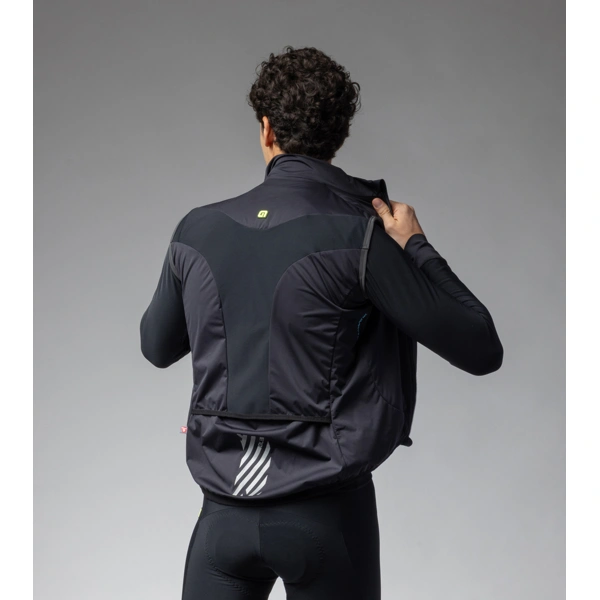 Zimní cyklistická vesta ALÉ pánská KLIMATIK K-SMART VEST - Velikost 4XL