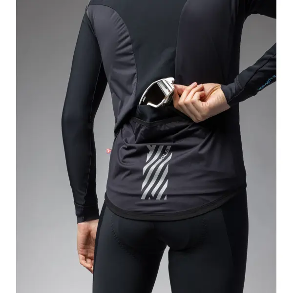 Zimní cyklistická vesta ALÉ pánská KLIMATIK K-SMART VEST - Velikost 4XL