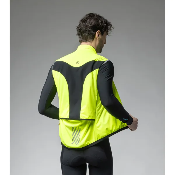 Zimní cyklistická vesta ALÉ pánská KLIMATIK  K-SMART VEST - Velikost 4XL