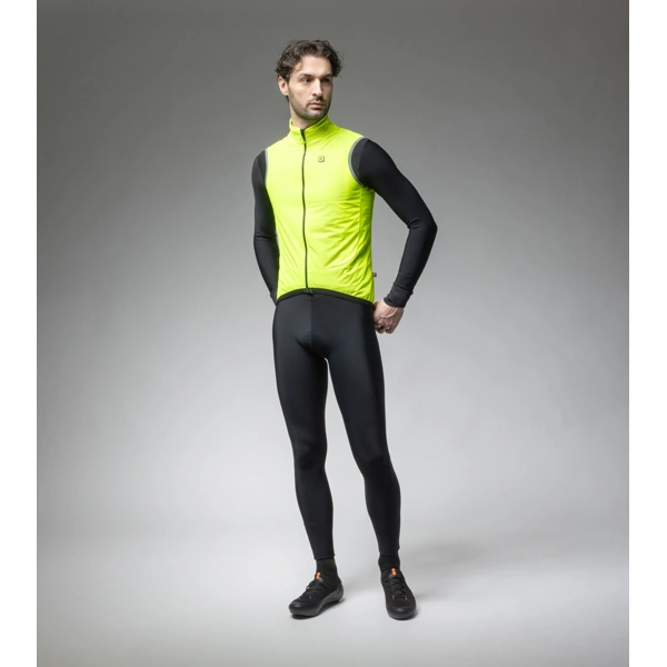 Zimní cyklistická vesta ALÉ pánská KLIMATIK  K-SMART VEST - Velikost L