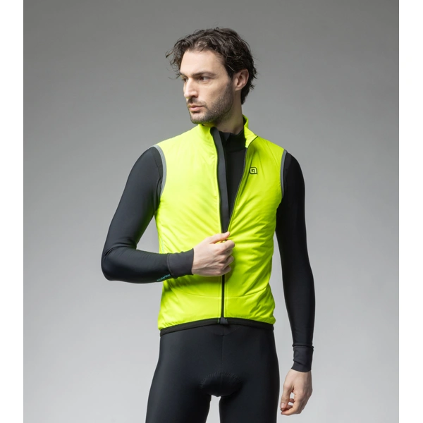 Zimní cyklistická vesta ALÉ pánská KLIMATIK  K-SMART VEST - Velikost S