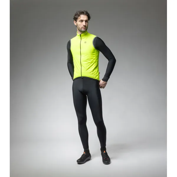 Zimní cyklistická vesta ALÉ pánská KLIMATIK  K-SMART VEST - Velikost XS