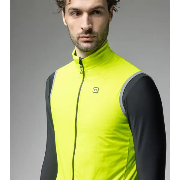 Zimní cyklistická vesta ALÉ pánská KLIMATIK  K-SMART VEST - Velikost XS