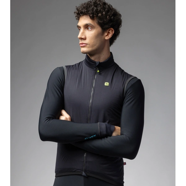 Zimní cyklistická vesta ALÉ pánská KLIMATIK K-SMART VEST - Velikost XXL
