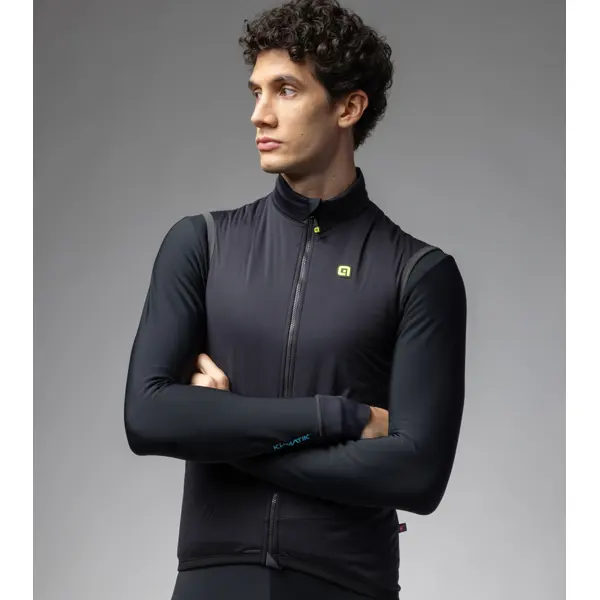 Zimní cyklistická vesta ALÉ pánská KLIMATIK K-SMART VEST - Velikost XXS