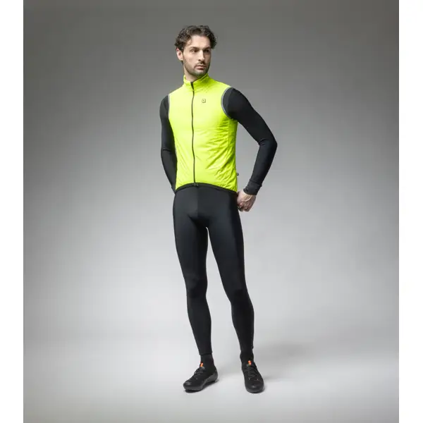 Zimní cyklistická vesta ALÉ pánská KLIMATIK  K-SMART VEST - Velikost XXS