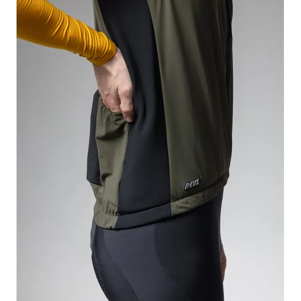 Zimní cyklistická vesta ALÉ pánská RIPARO R-EV1 - Velikost 4XL