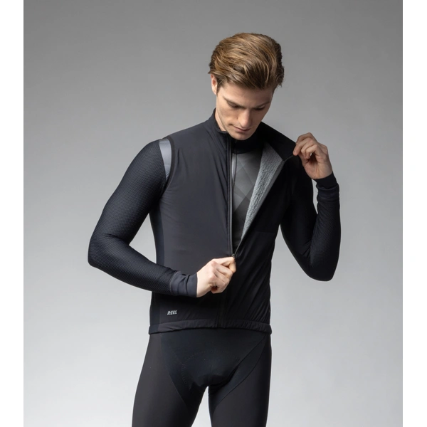 Zimní cyklistická vesta ALÉ pánská RIPARO R-EV1 - Velikost 5XL