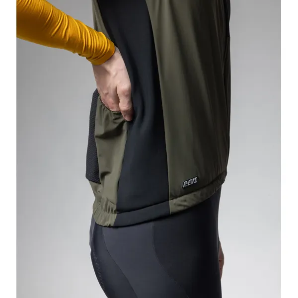 Zimní cyklistická vesta ALÉ pánská RIPARO R-EV1 - Velikost S