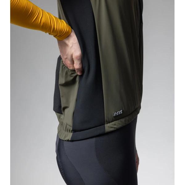 Zimní cyklistická vesta ALÉ pánská RIPARO R-EV1 - Velikost XXL