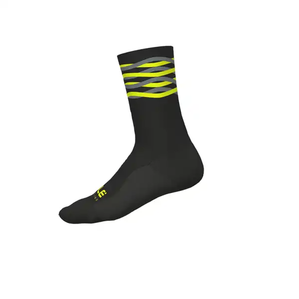 Zimní cyklistické ponožky ALÉ CALZA SPEEDFONDO H18 - Velikost M