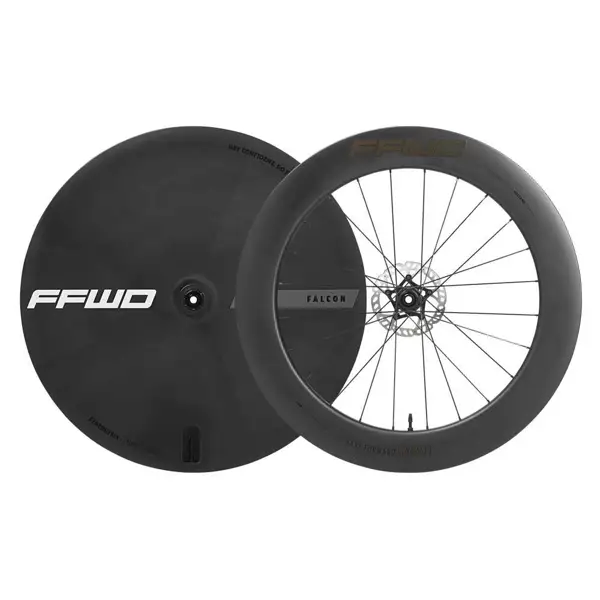 Zvýhodněný set disk FALCON + přední kolo RYOT77,Shimano 11/12sp